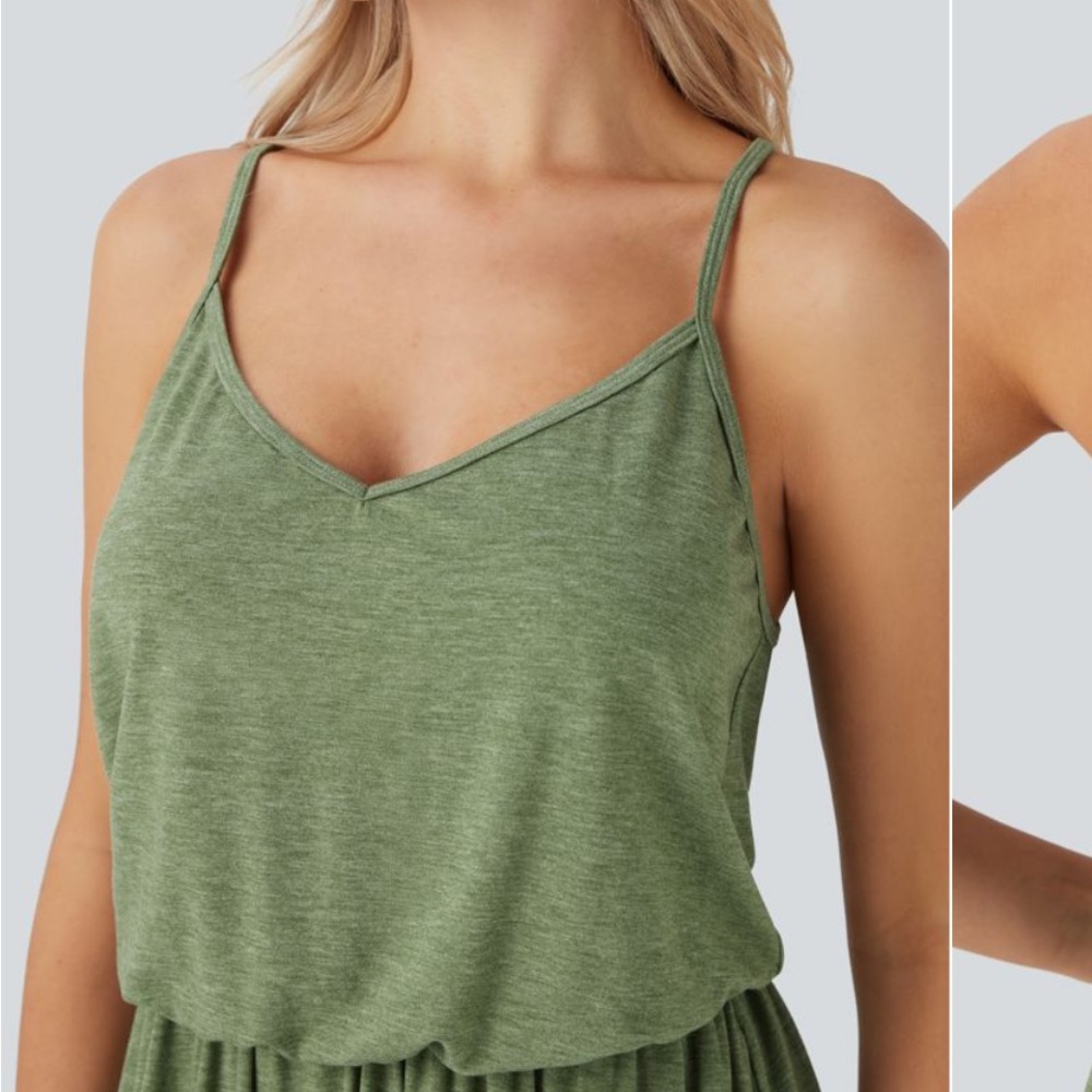 HALARA Sage Green Maxi Dress - Picture 3 of 7